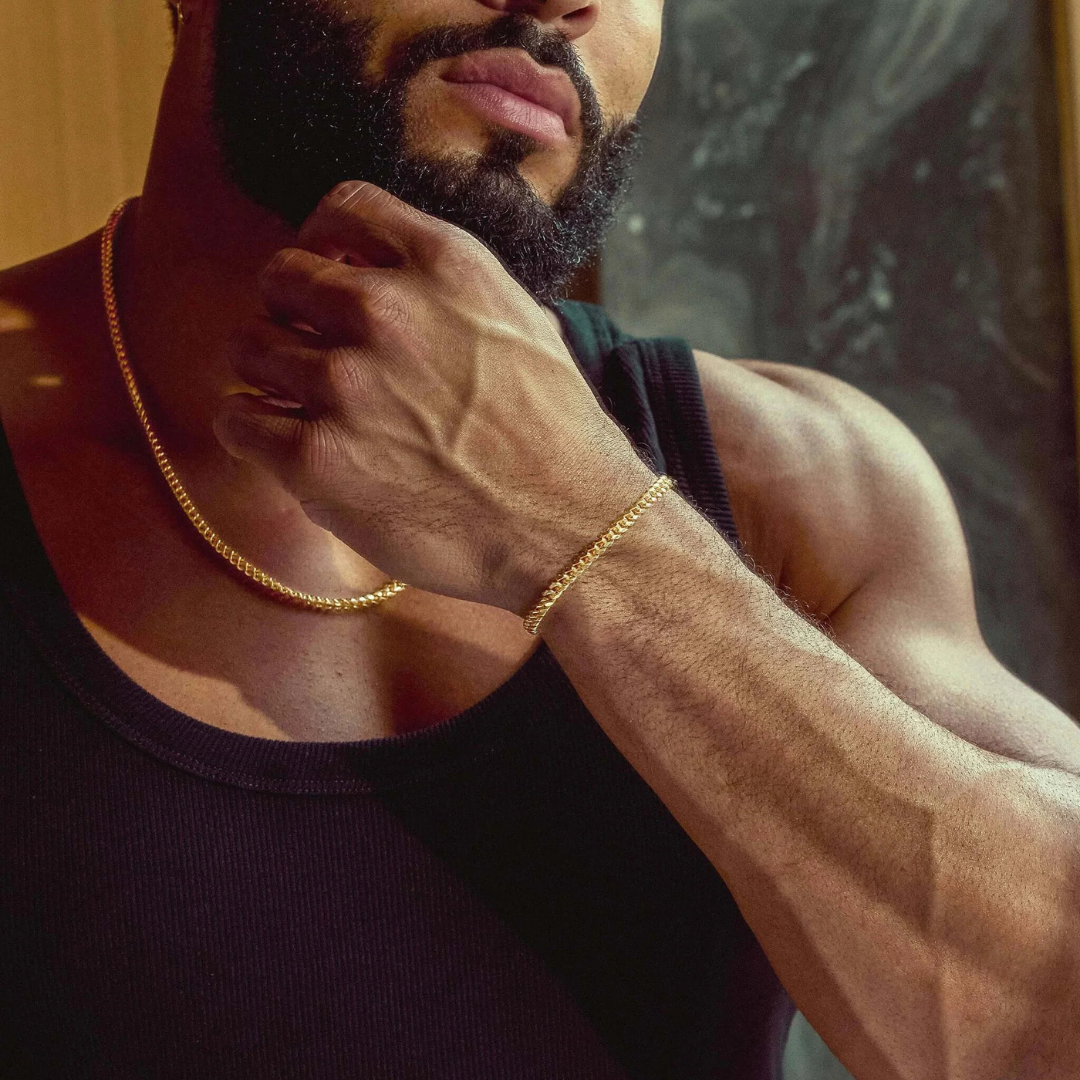 Cuban Bracelet (Gold) | 5mm