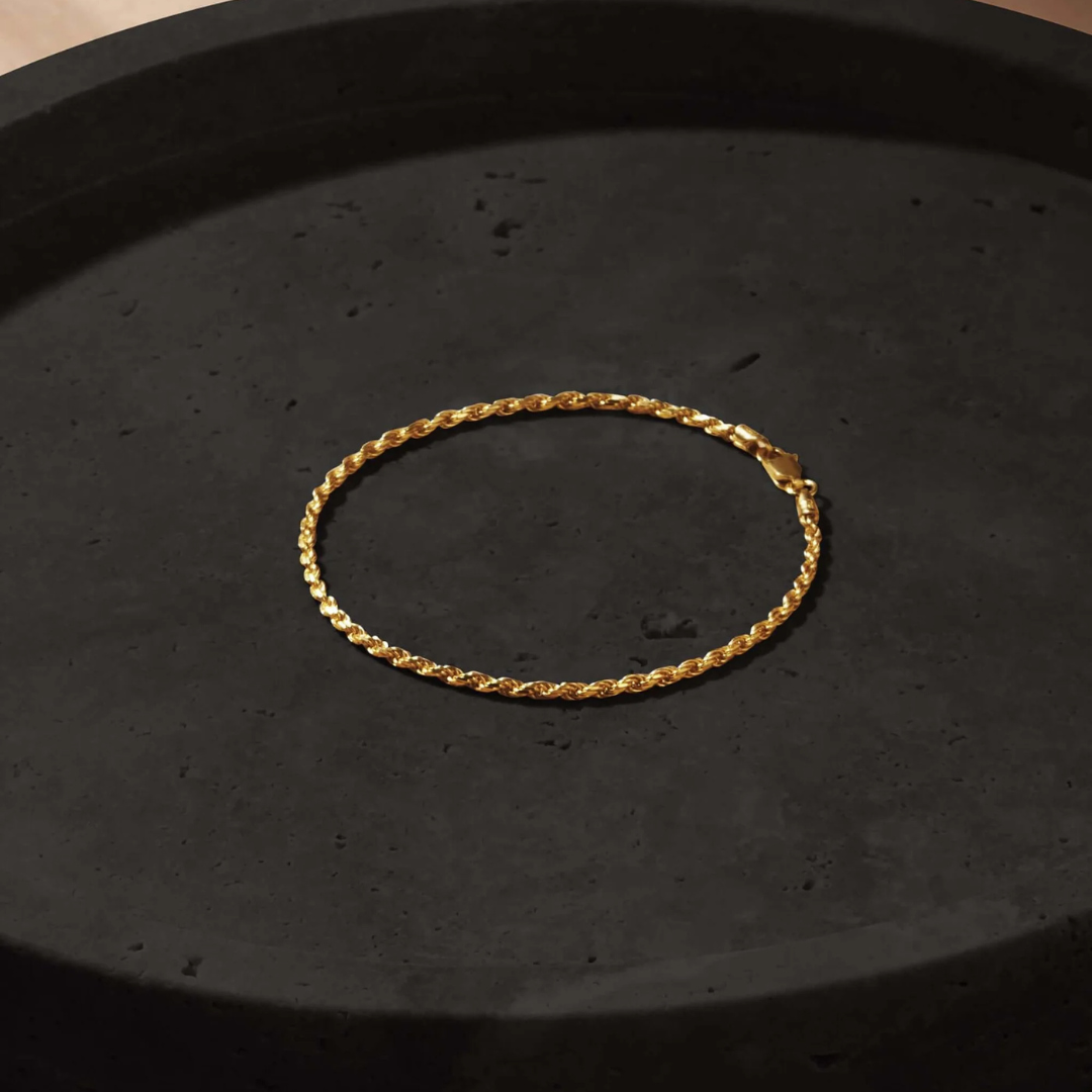 Rope Bracelet (Gold) | 2.5mm