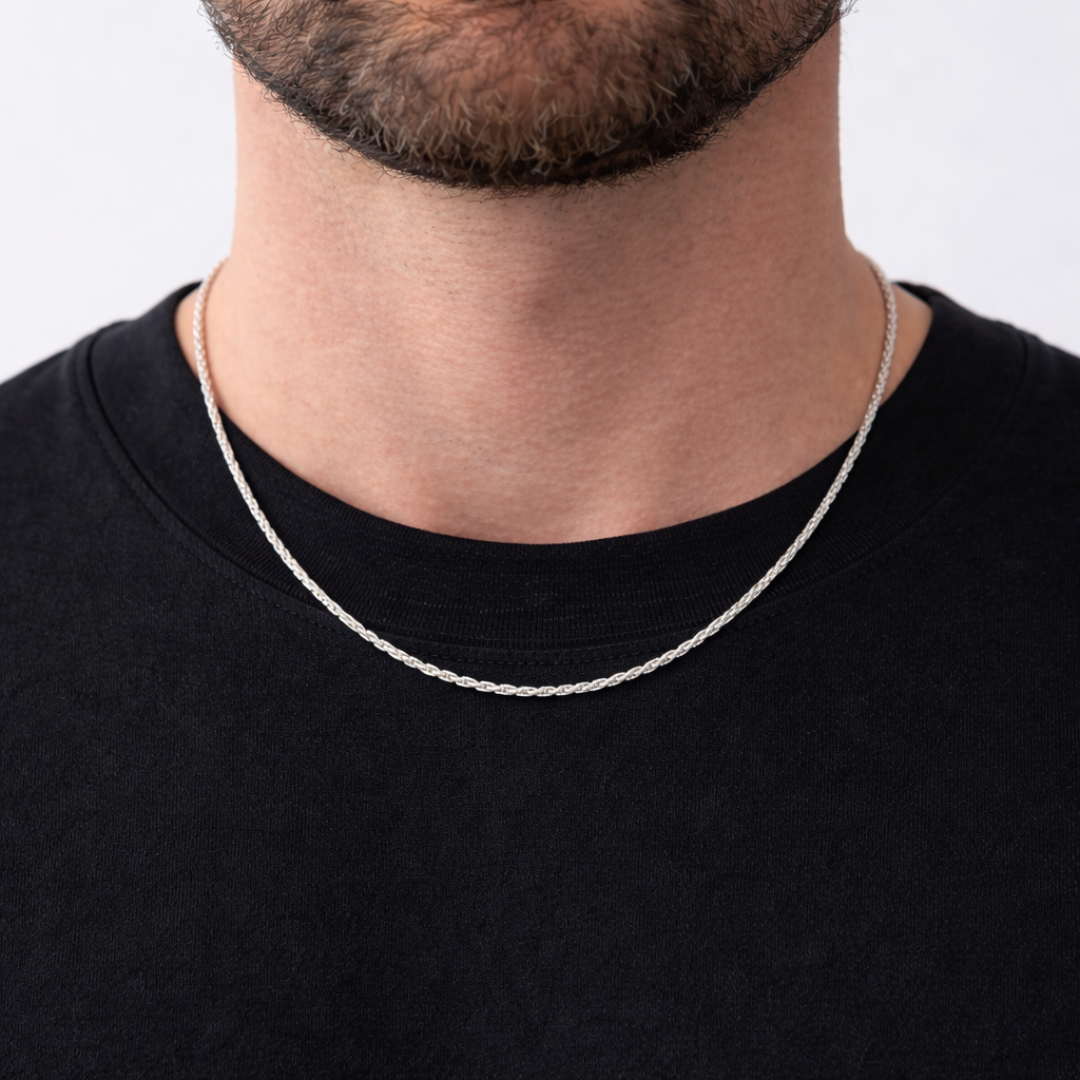 Wheat Chain (Silver) | 2mm