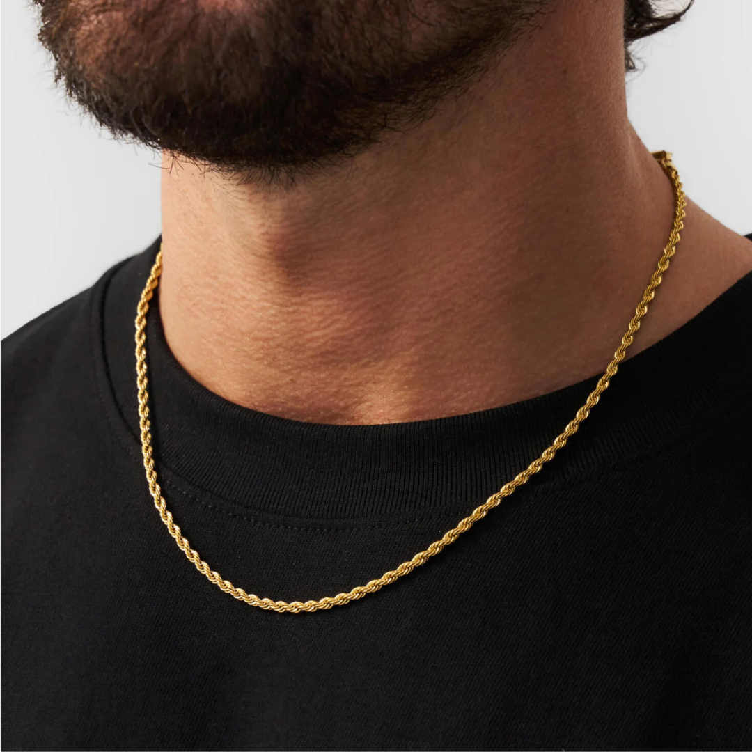 Rope Chain (Gold) | 3mm