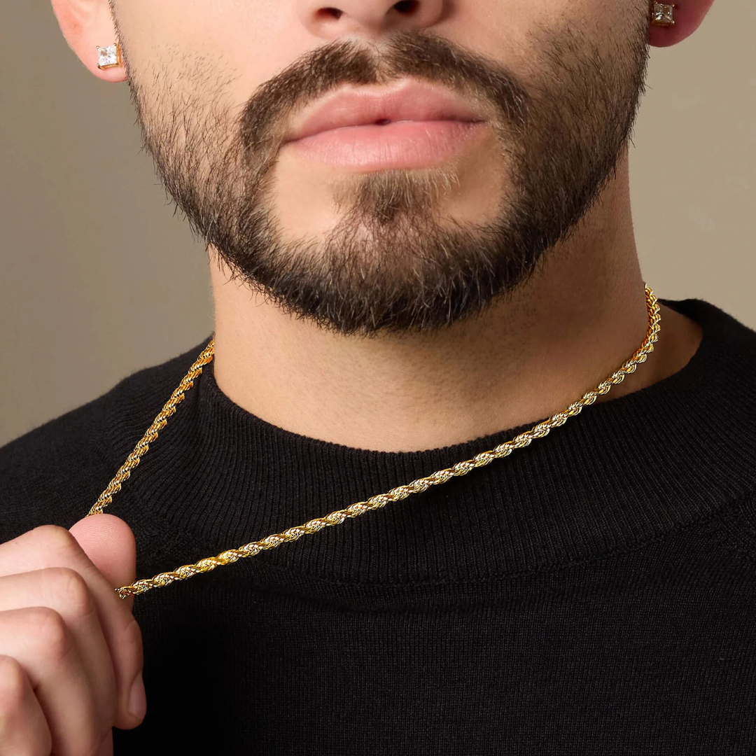 Rope Chain (Gold) | 3mm