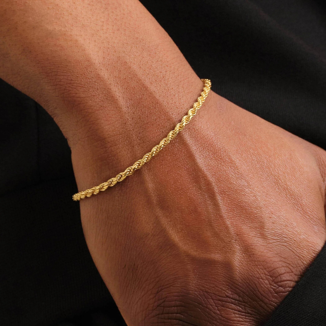 Rope Bracelet (Gold) | 2.5mm