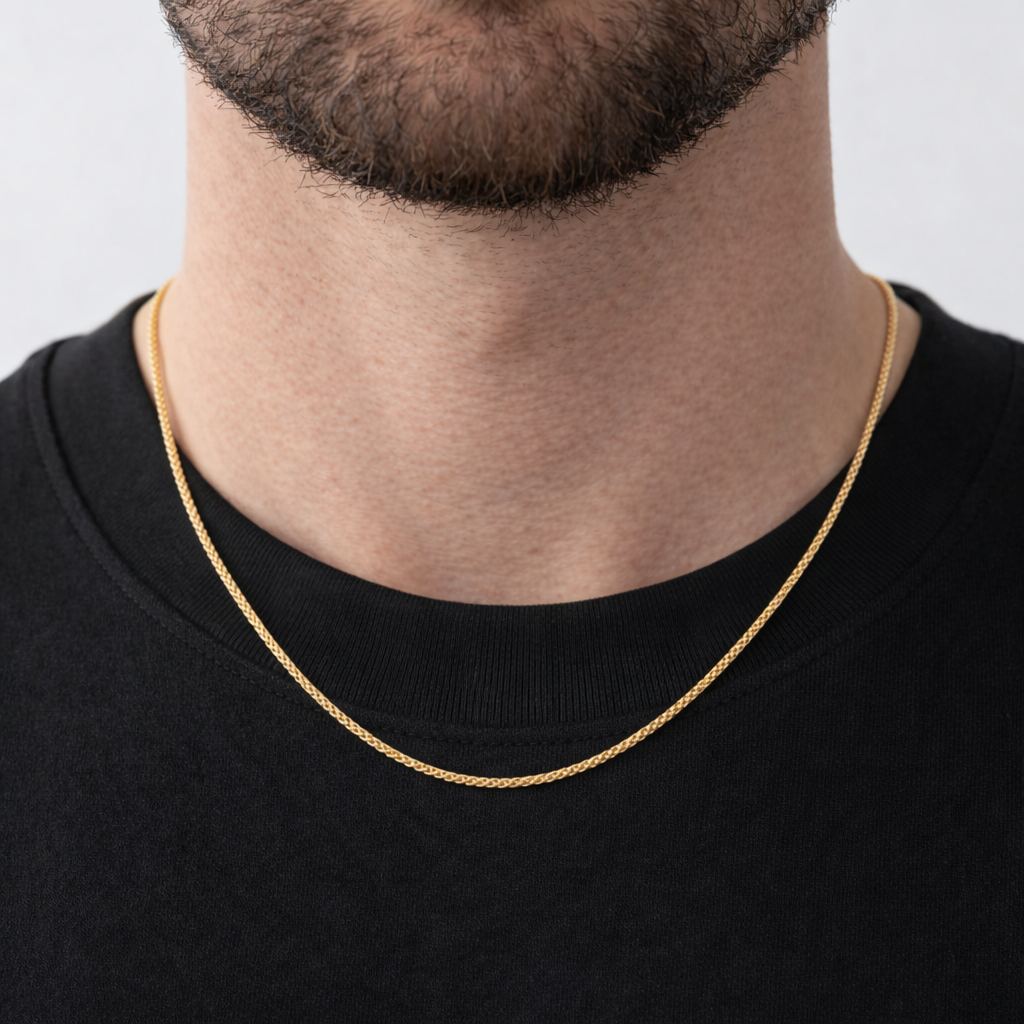 Wheat Chain (Gold) | 2mm