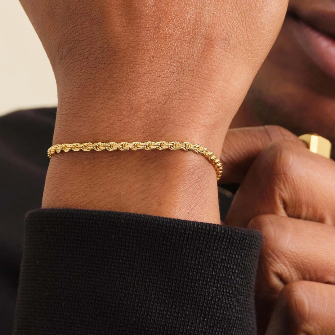 Rope Bracelet (Gold) | 2.5mm