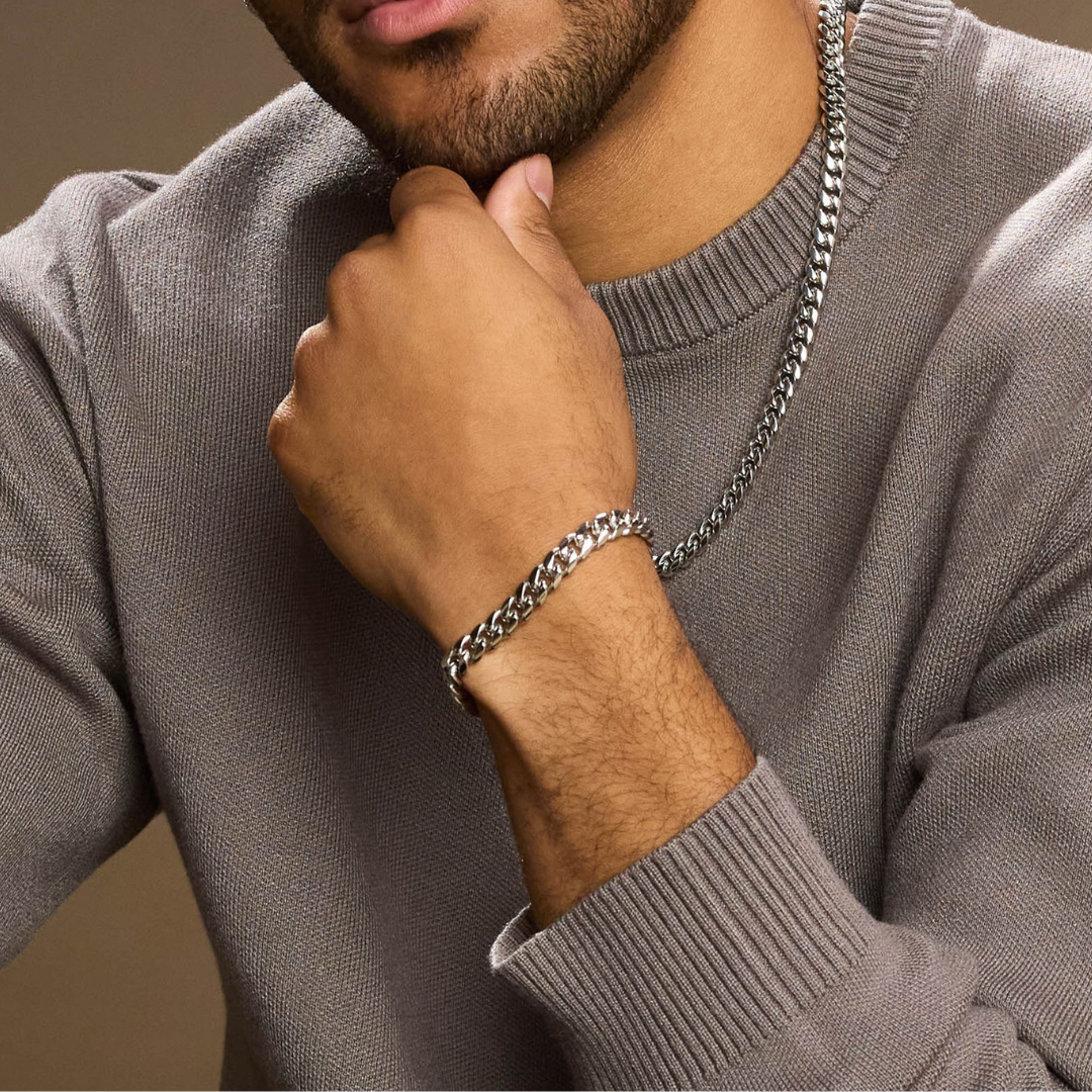 Cuban Bracelet (Silver) | 7mm