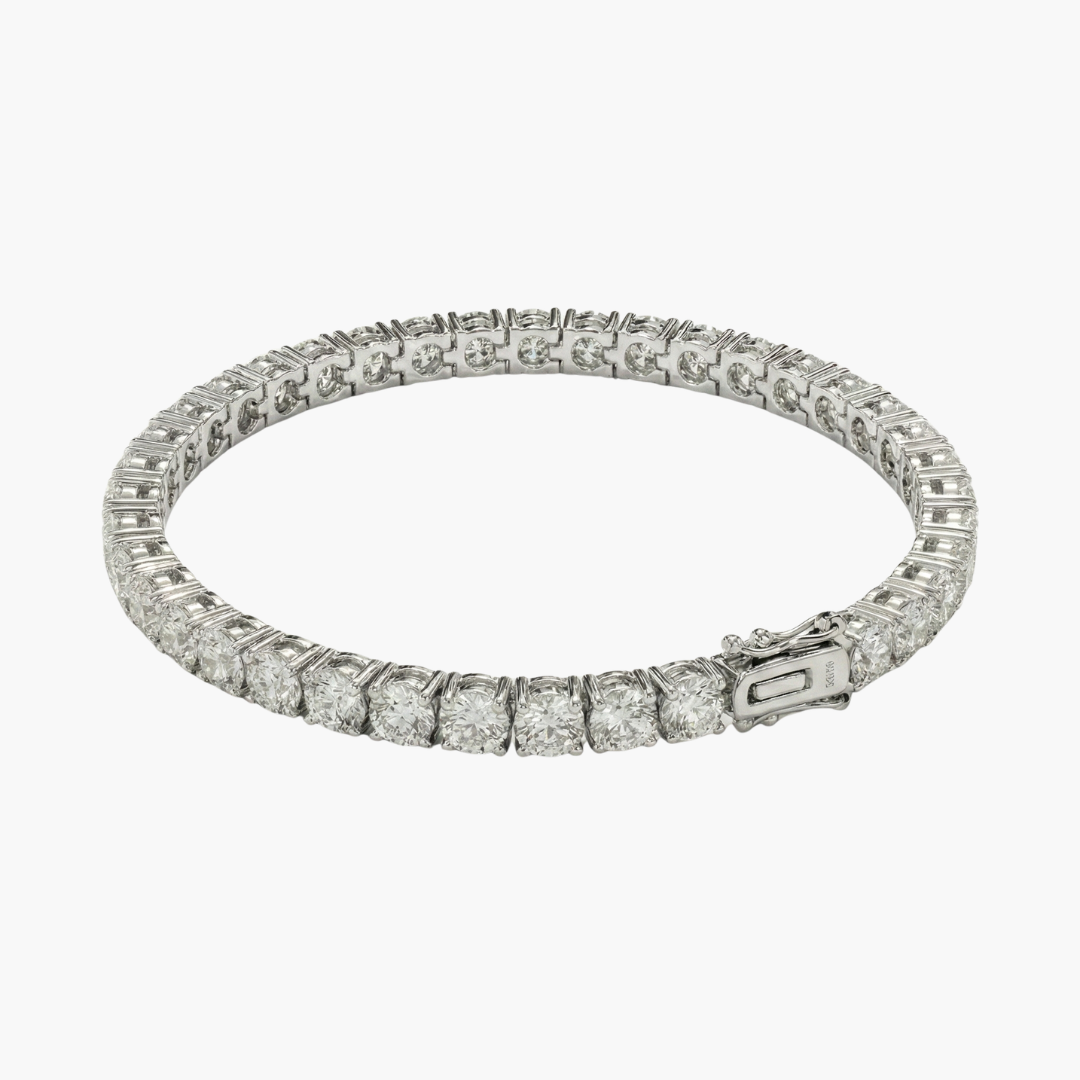 Tennis Bracelet (Silver) | 5mm (Moissanite)