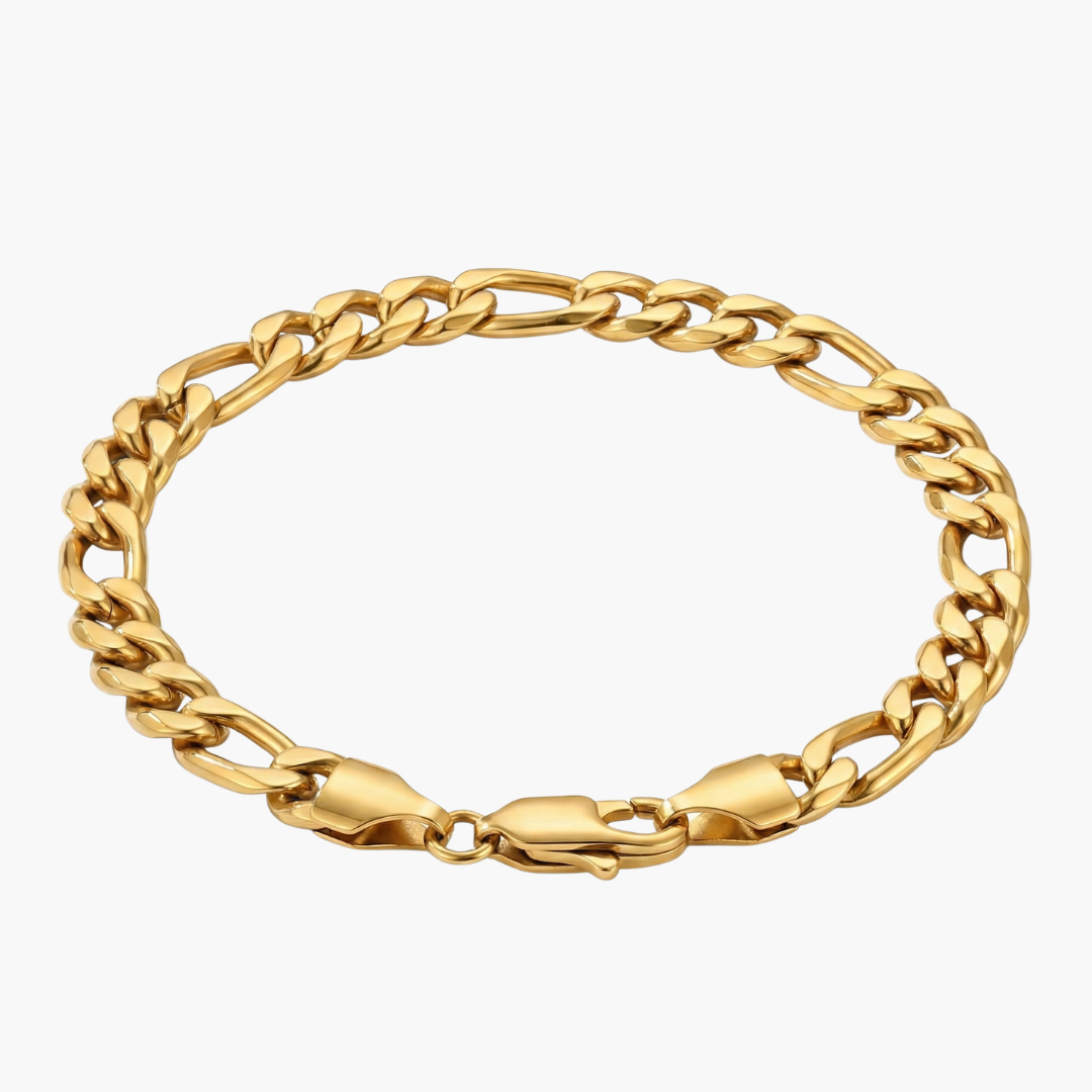 Figaro Bracelet (Gold) | 4mm