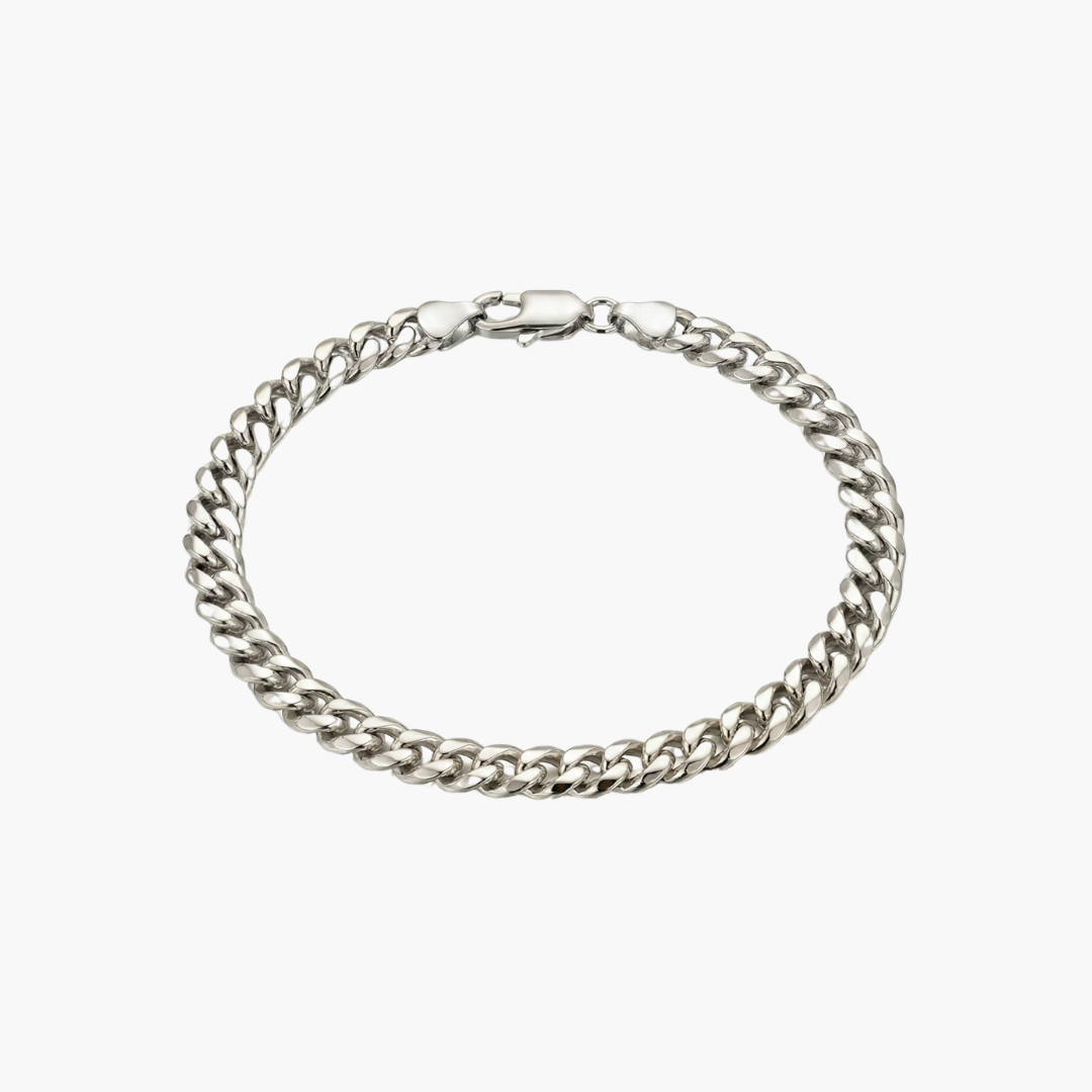 Cuban Bracelet (Silver) | 5mm