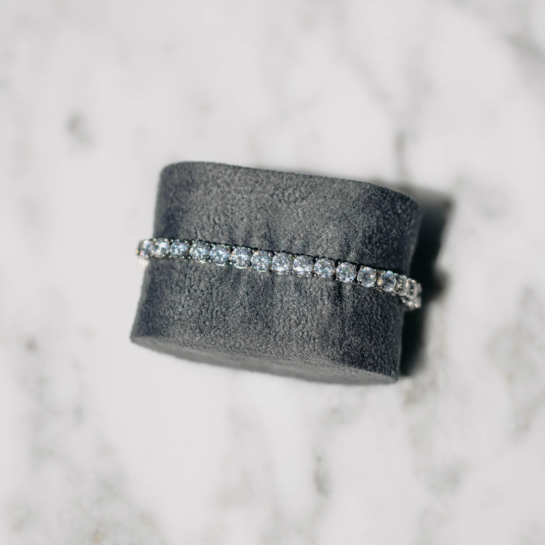 Tennis Bracelet (Silver) | 5mm (Moissanite)
