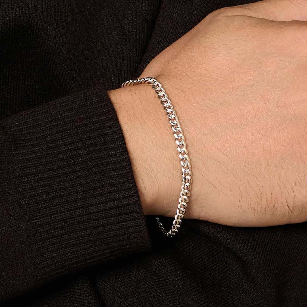 Cuban Bracelet (Silver) | 5mm
