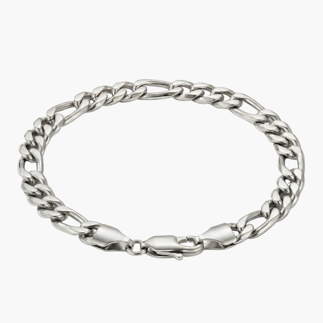 Figaro Bracelet (Silver) | 4mm