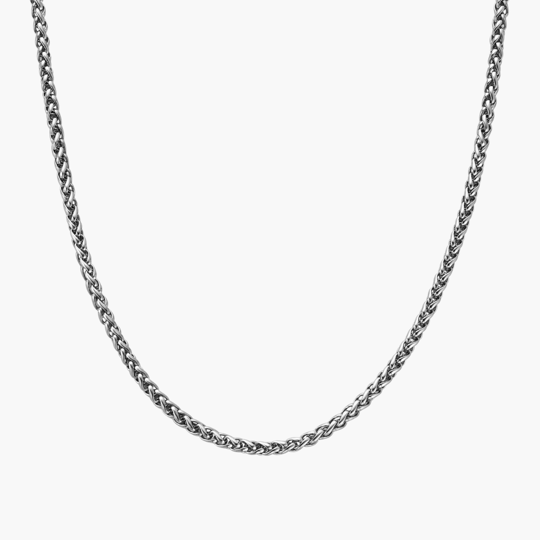 Wheat Chain (Silver) | 3mm
