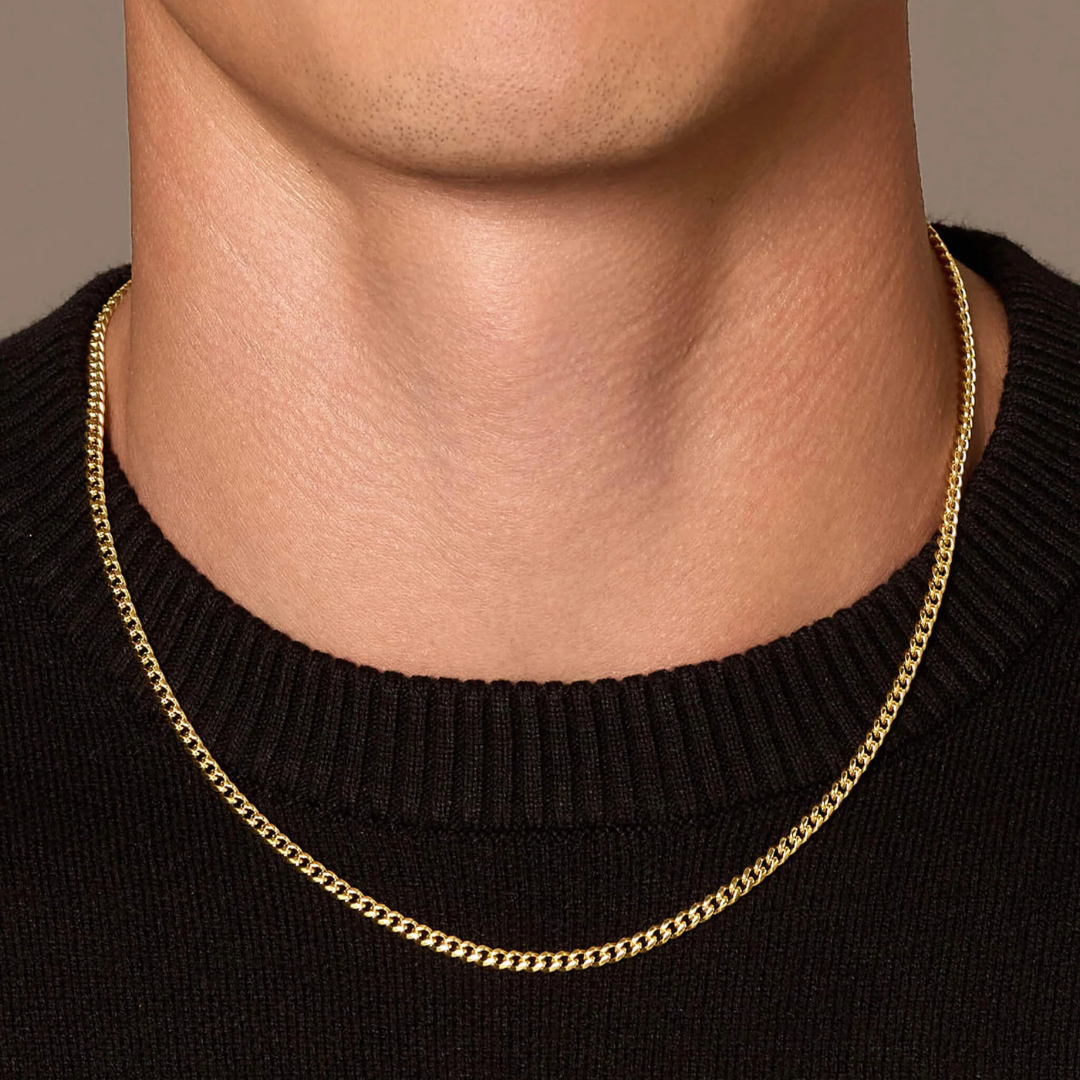 Cuban Chain (Gold) | 3mm
