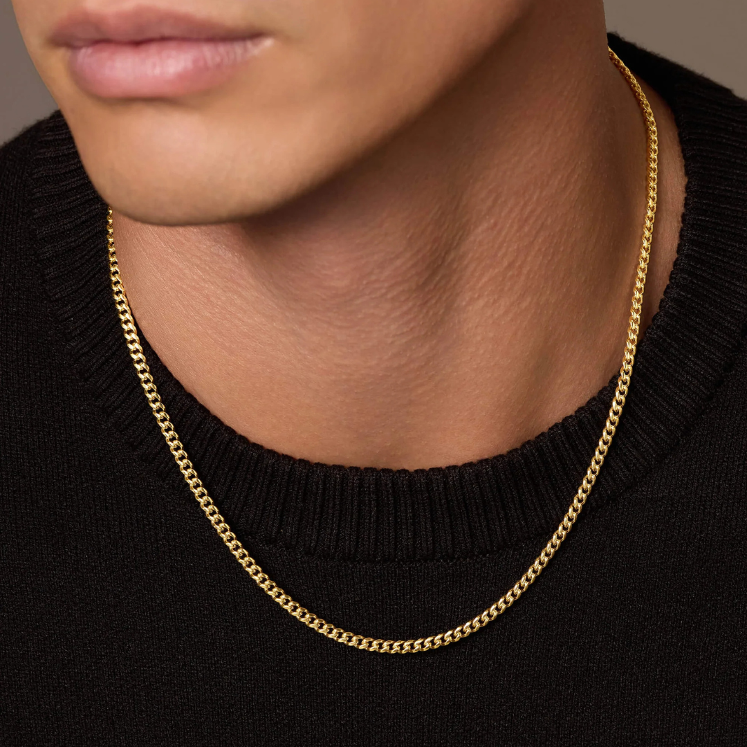 Cuban Chain (Gold) | 3mm