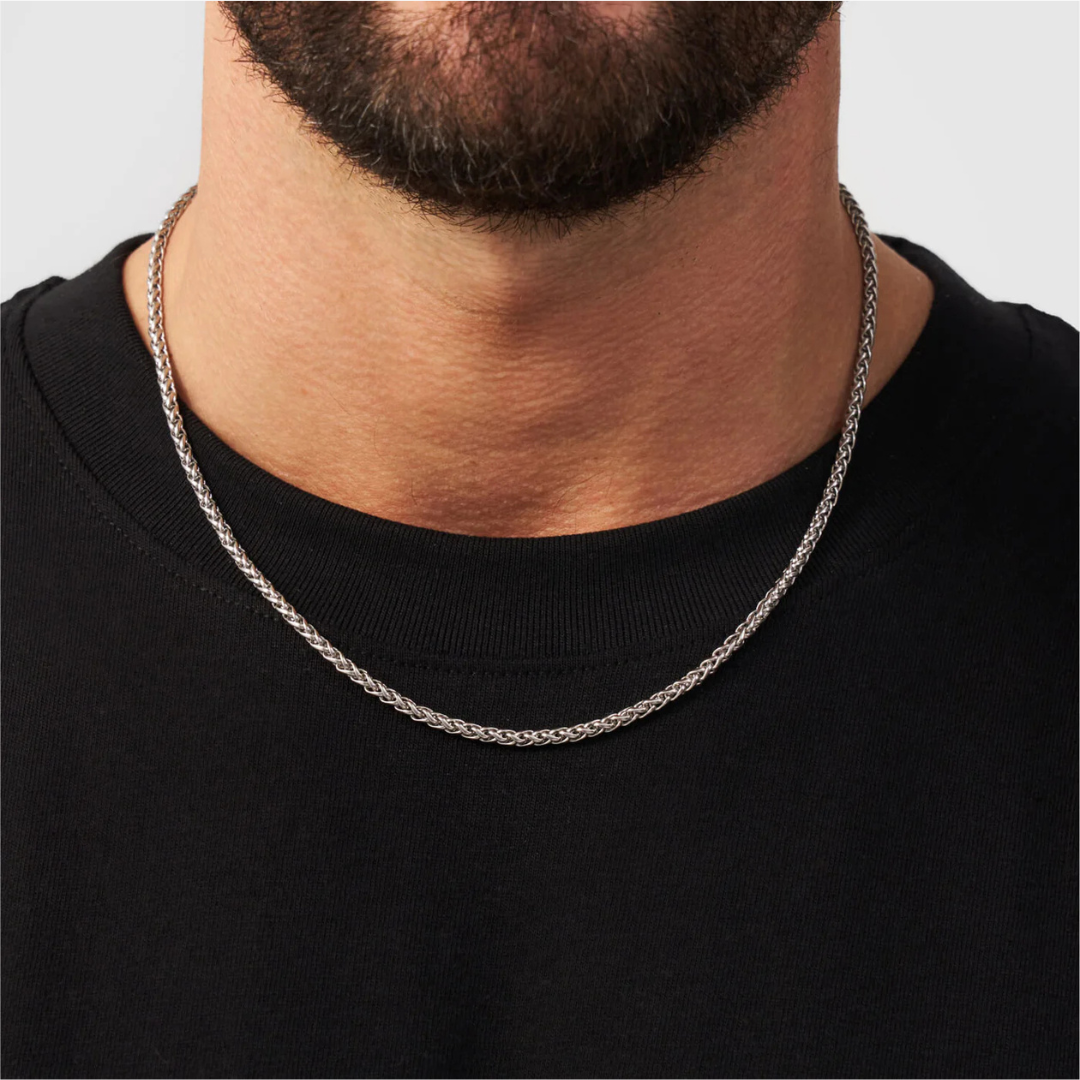 Wheat Chain (Silver) | 3mm