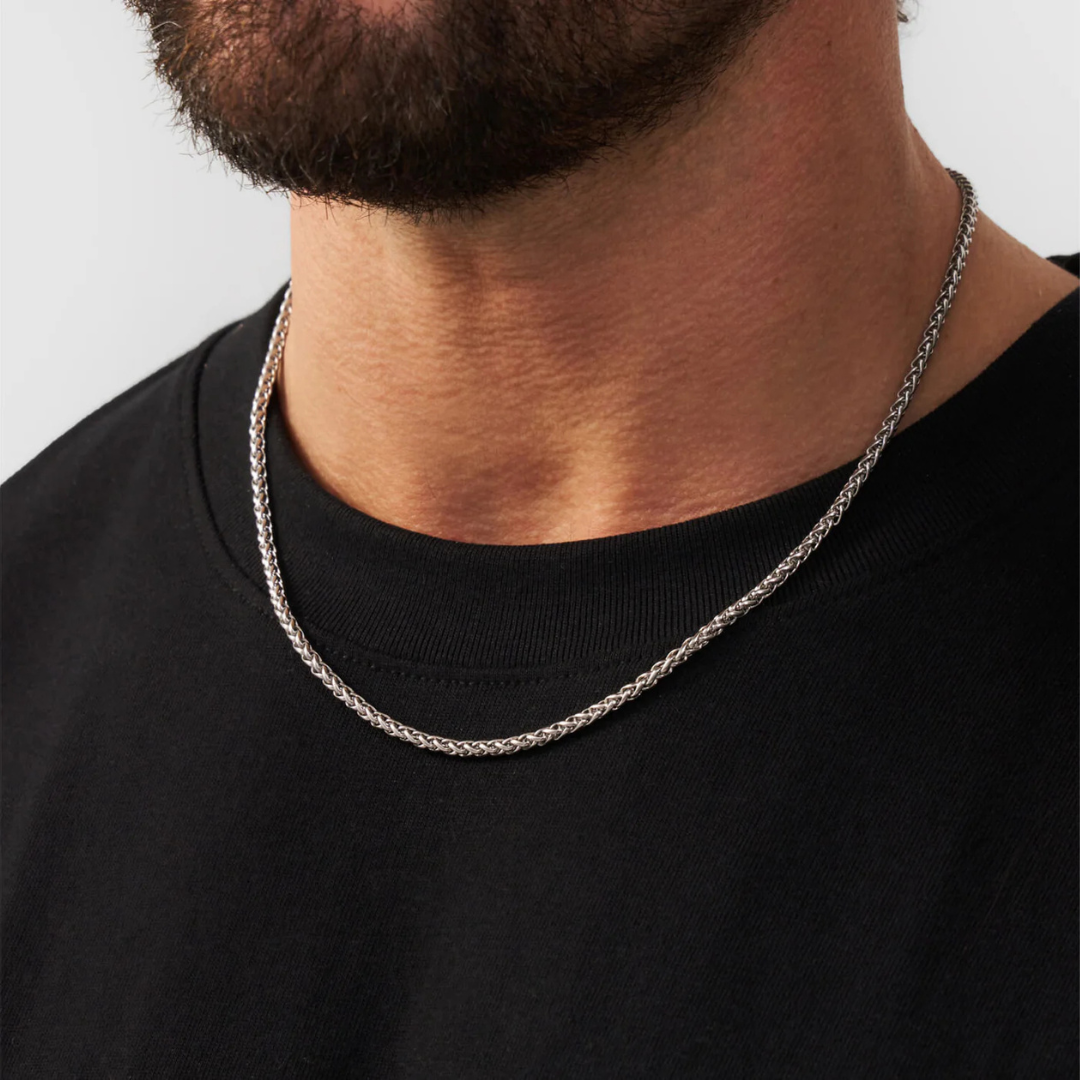 Wheat Chain (Silver) | 3mm