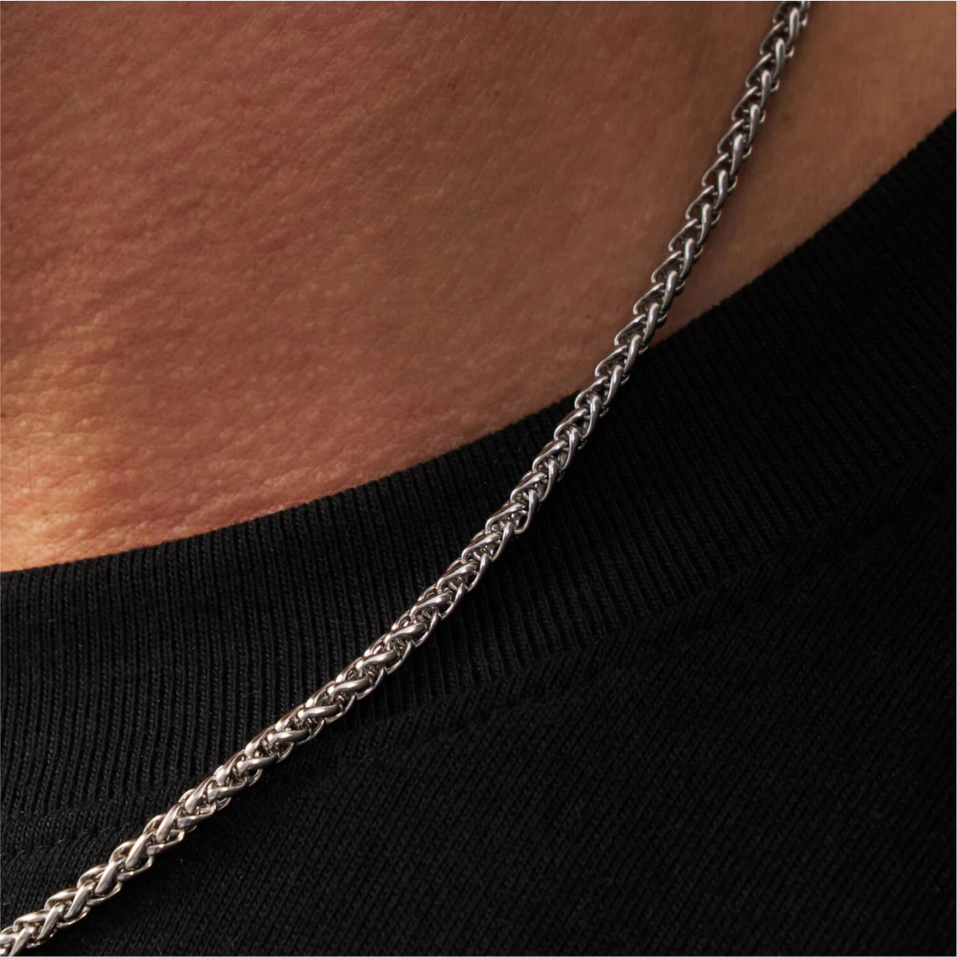 Wheat Chain (Silver) | 3mm