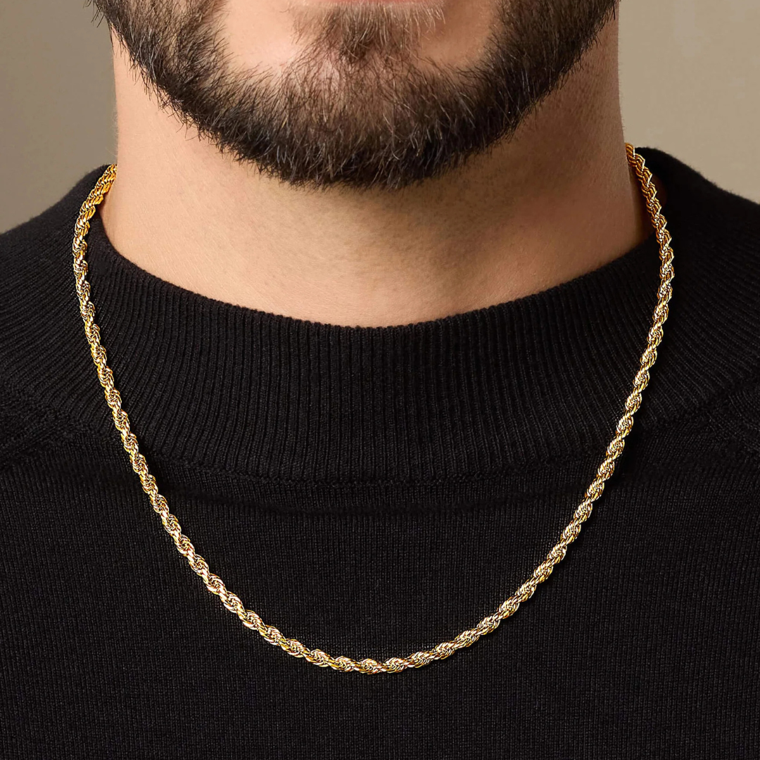 Rope Chain (Gold) | 3mm