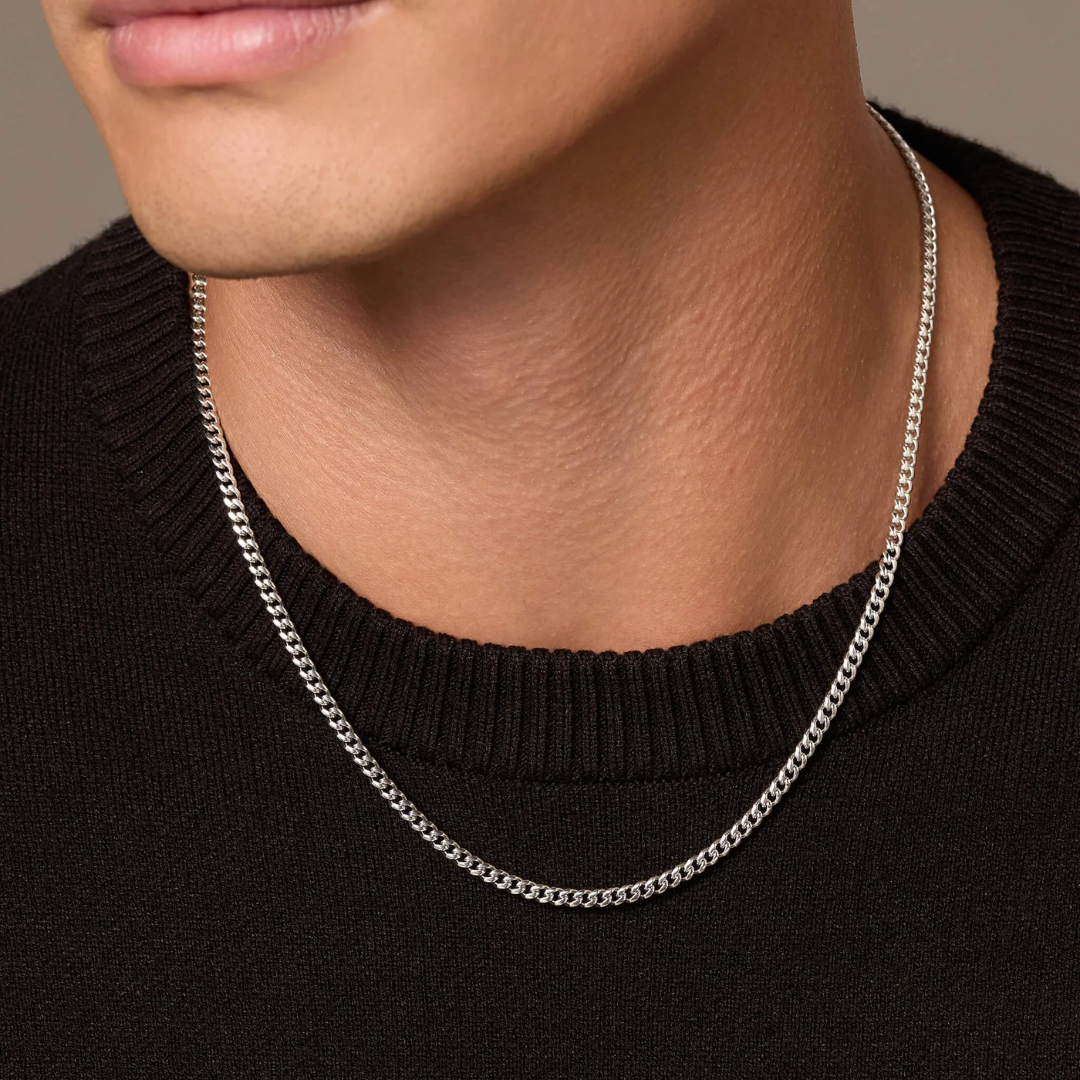 Cuban Chain (Silver) | 3mm