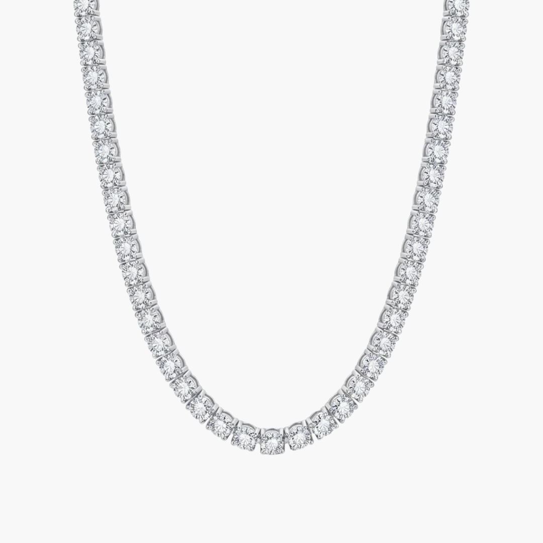 Tennis Chain (Silver) | 3mm (Moissanite)