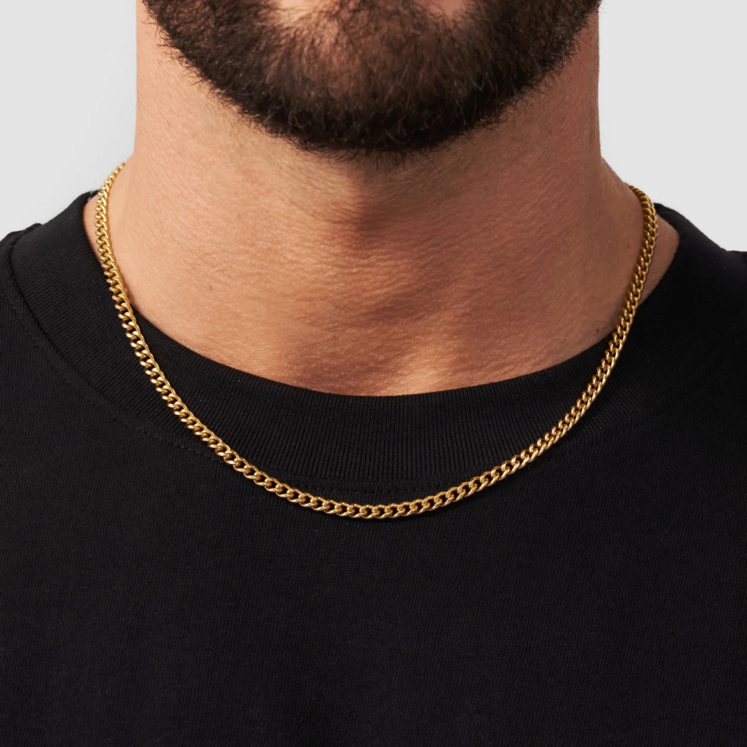 Cuban Chain (Gold) | 4mm