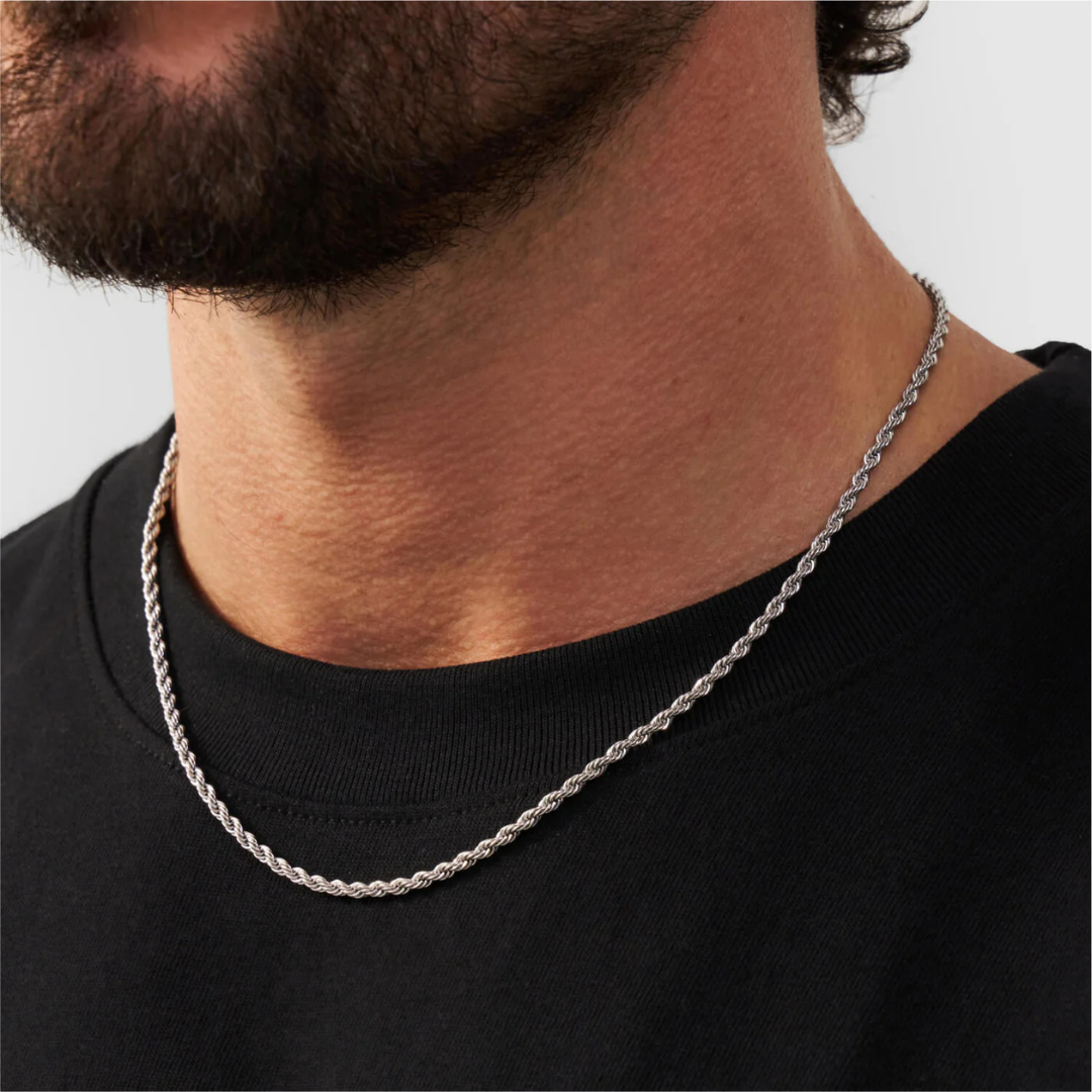 Rope Chain (Silver) | 3mm
