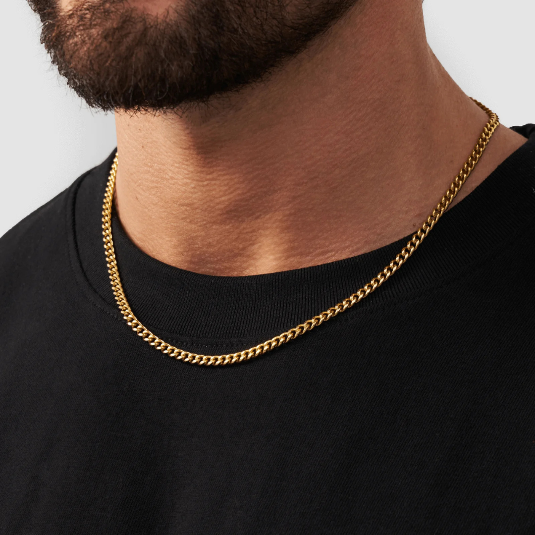 Cuban Chain (Gold) | 4mm
