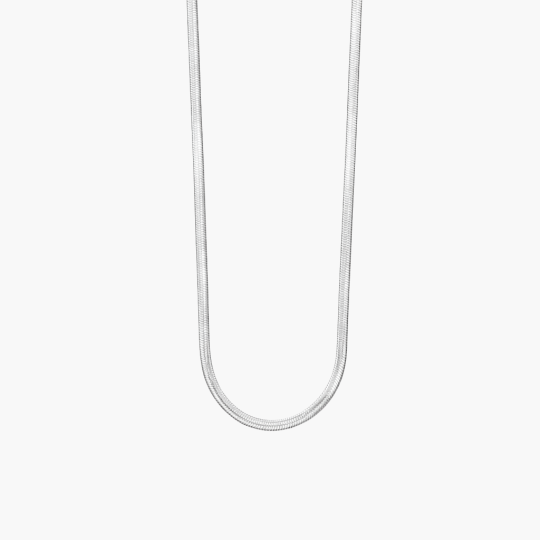 Herringbone Chain (Silver) | 3mm