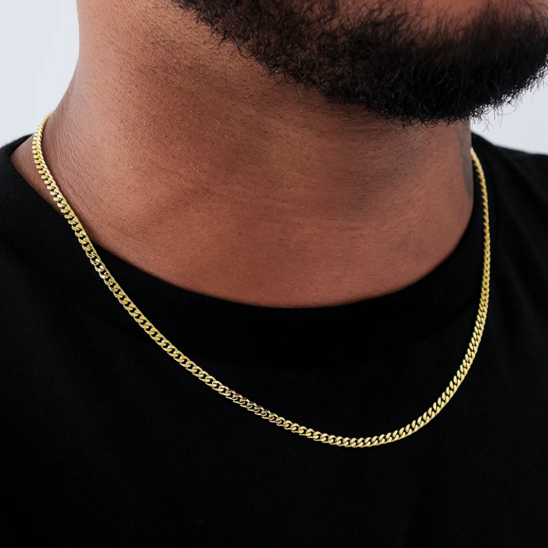 Cuban Chain (Gold) | 3mm