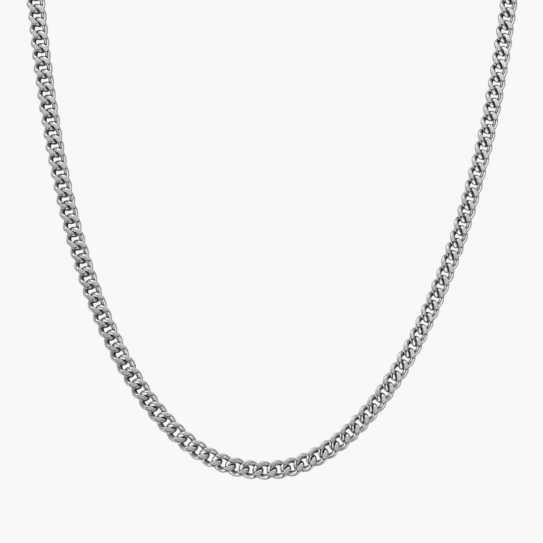 Cuban Chain (Silver) | 4mm