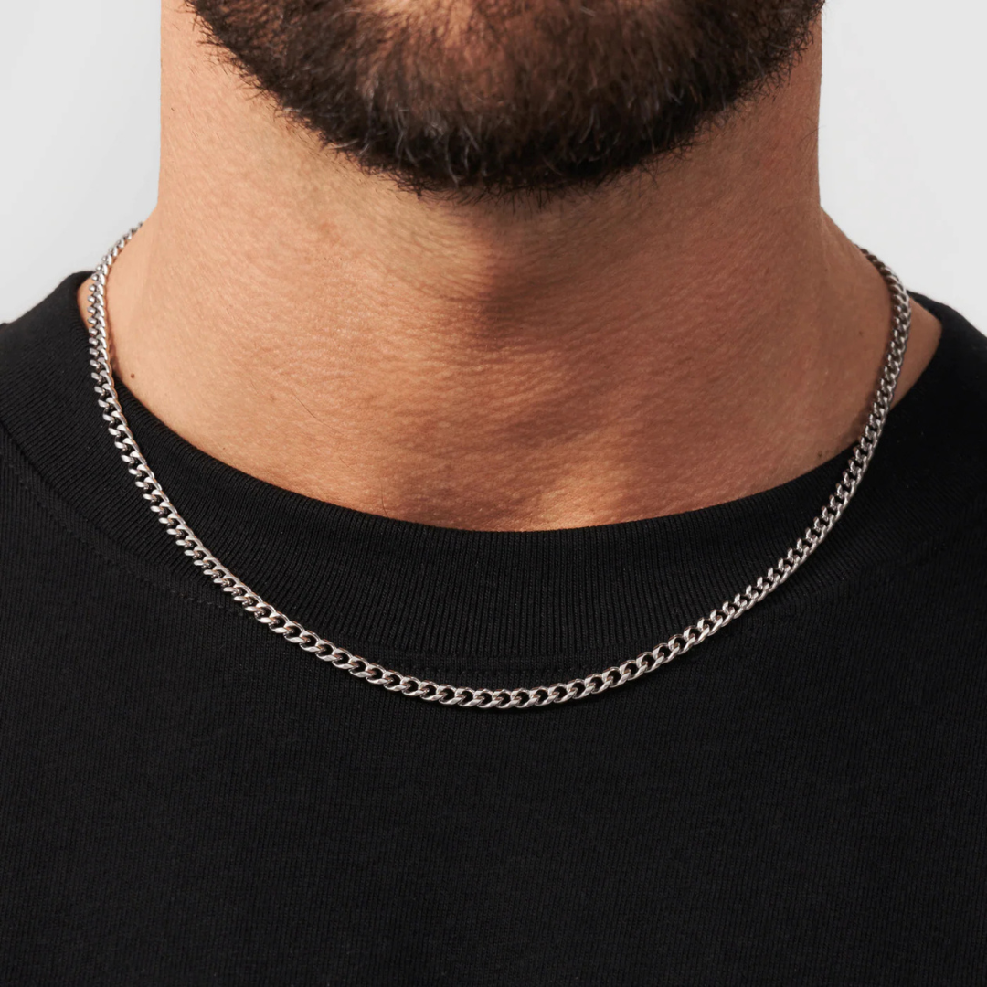 Cuban Chain (Silver) | 4mm