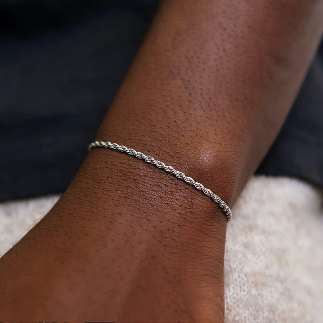 Rope Bracelet (Silver) | 2.5mm