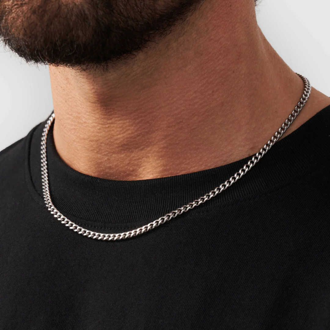 Cuban Chain (Silver) | 4mm