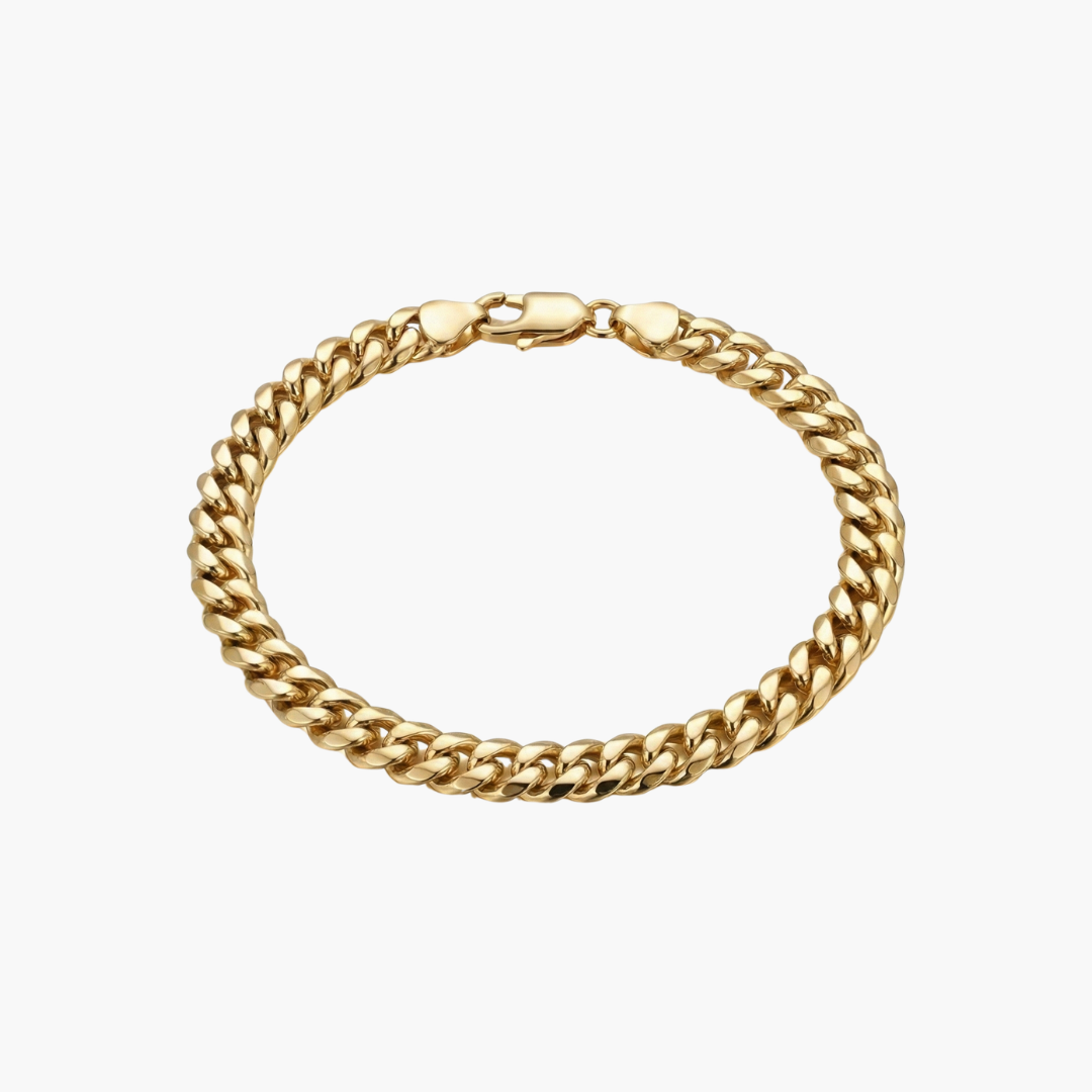 Cuban Bracelet (Gold) | 7mm