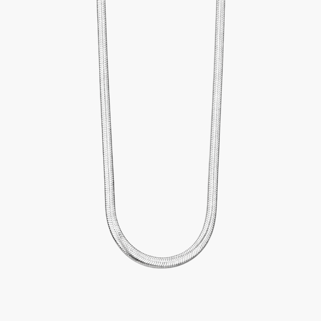 Herringbone Chain (Silver) | 5mm