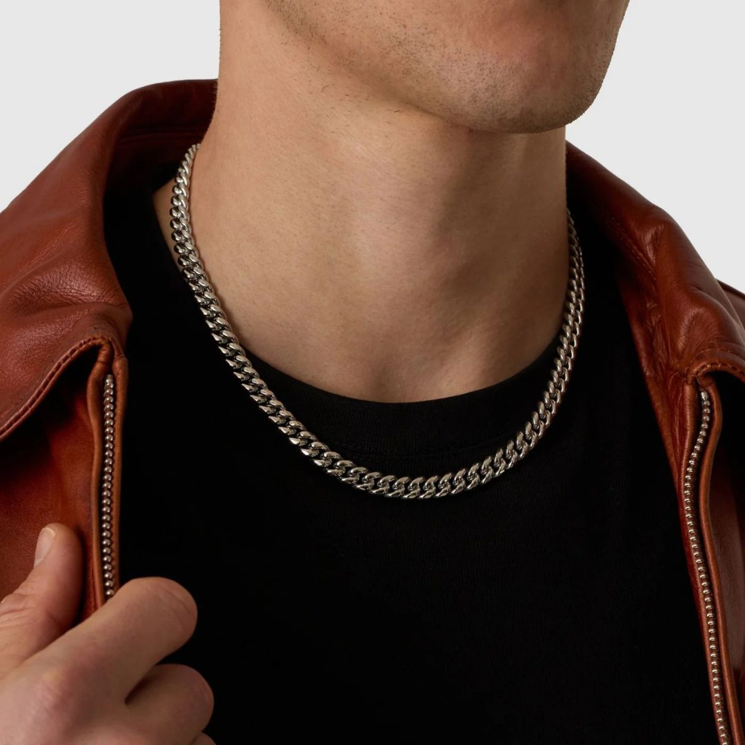 Cuban Chain (Silver) | 8mm