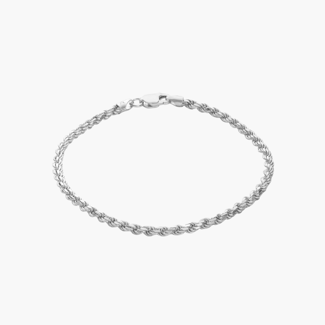 Rope Bracelet (Silver) | 2.5mm