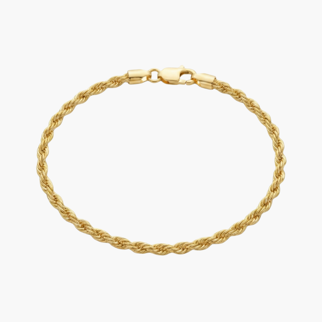 Rope Bracelet (Gold) | 3mm