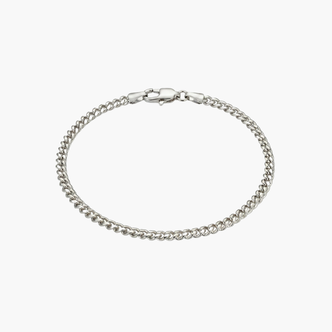 Cuban Bracelet (Silver) | 3mm