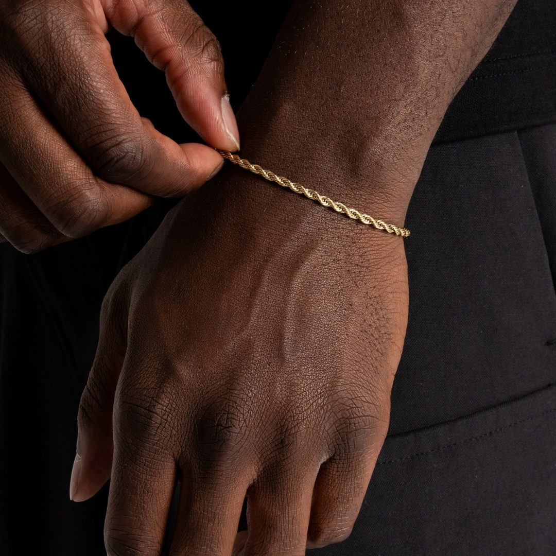 Rope Bracelet (Gold) | 3mm