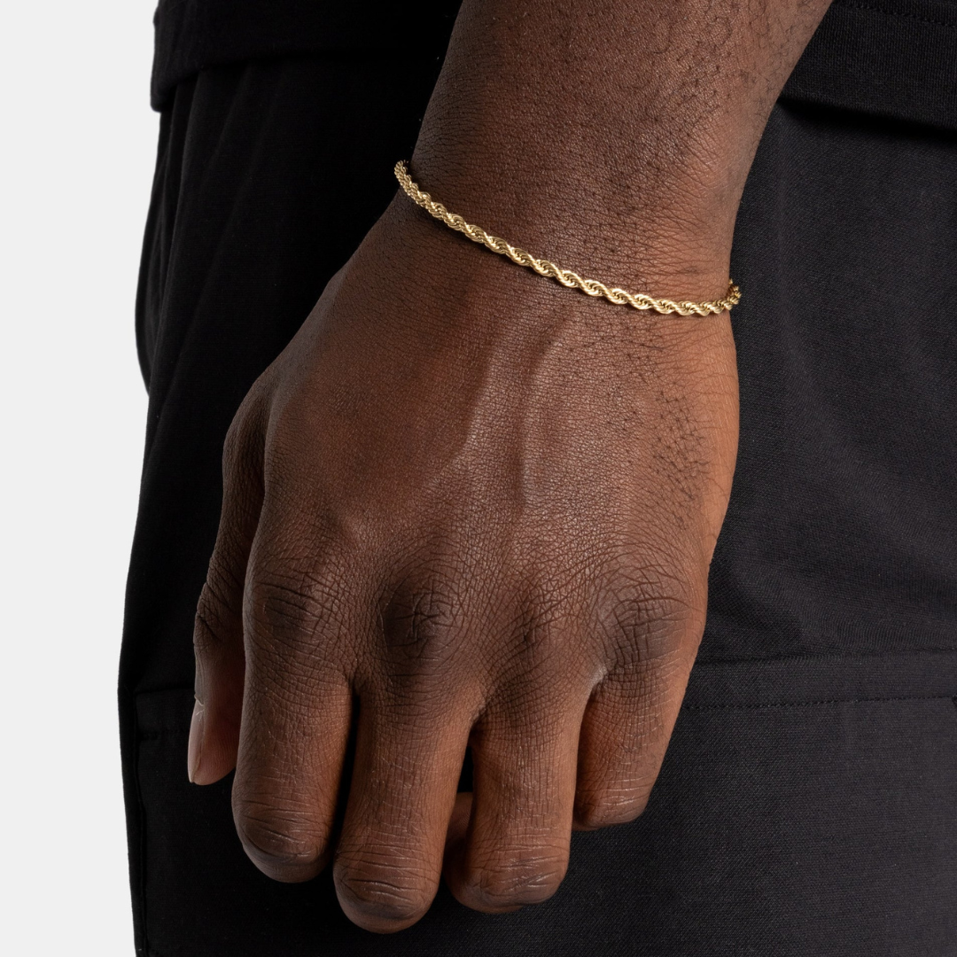 Rope Bracelet (Gold) | 3mm