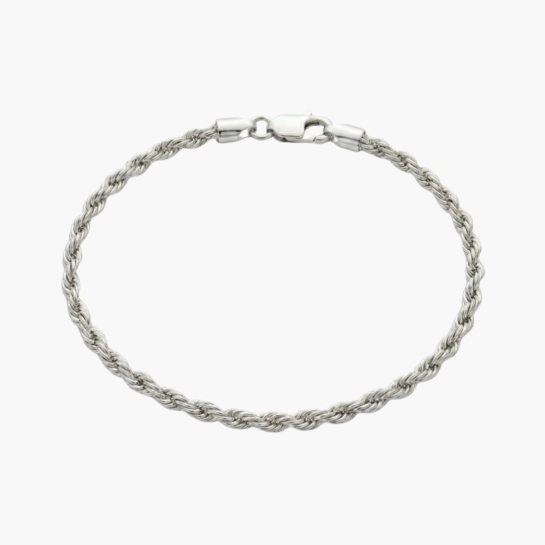 Rope Bracelet (Silver) | 3mm