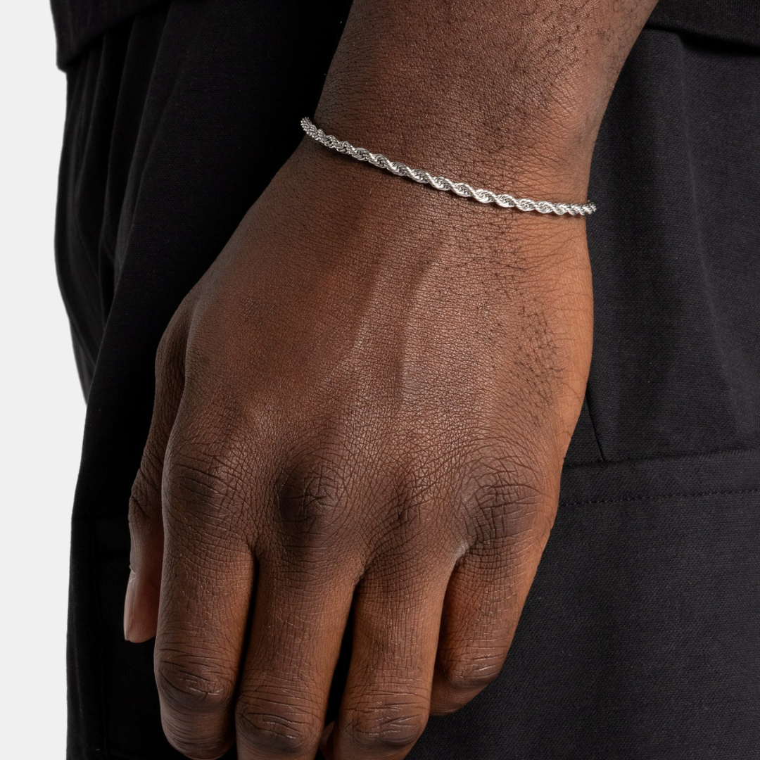 Rope Bracelet (Silver) | 3mm