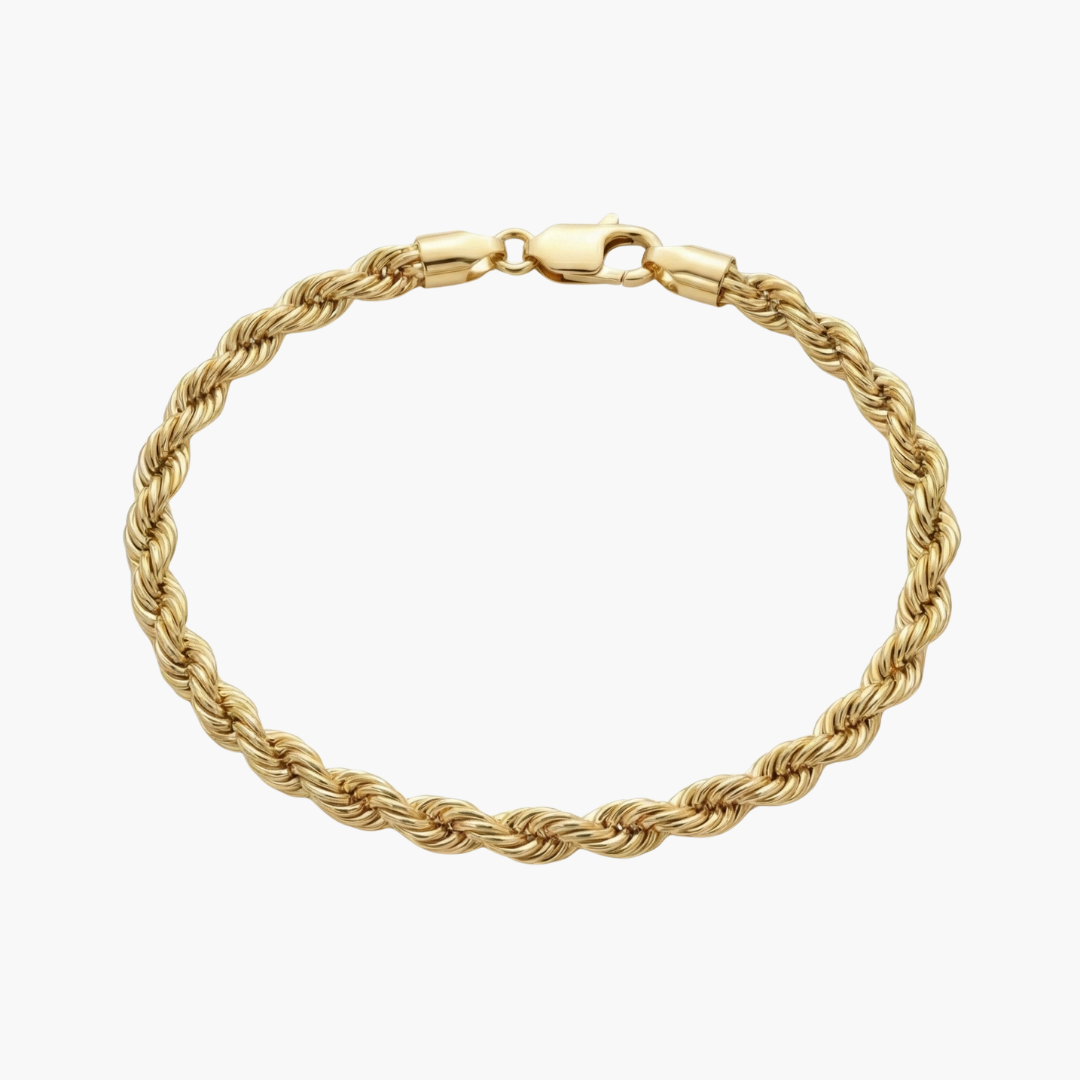 Rope Bracelet (Gold) | 6mm