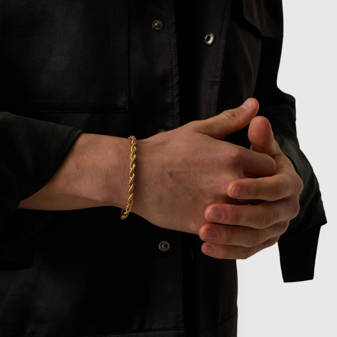 Rope Bracelet (Gold) | 6mm