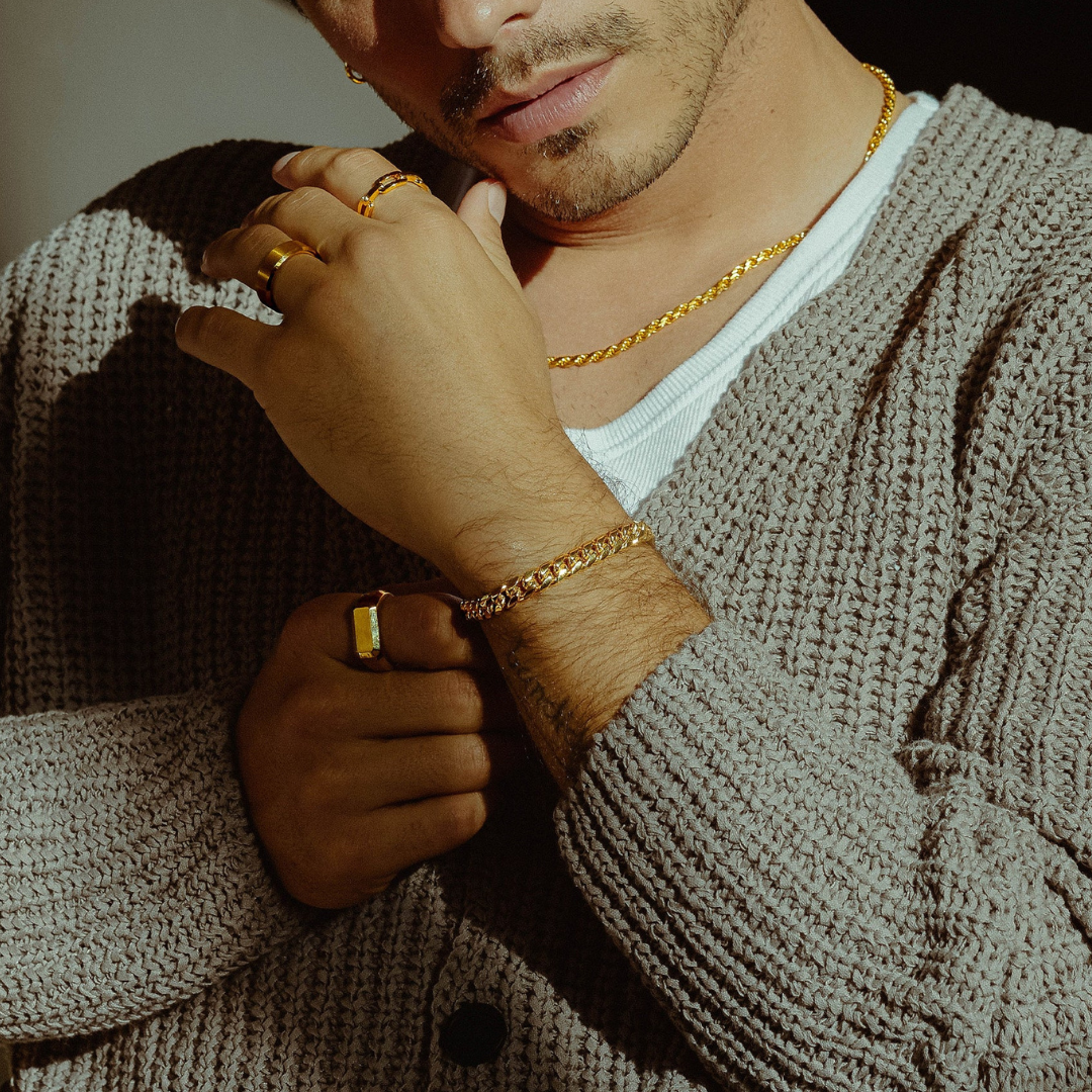 Cuban Bracelet (Gold) | 7mm
