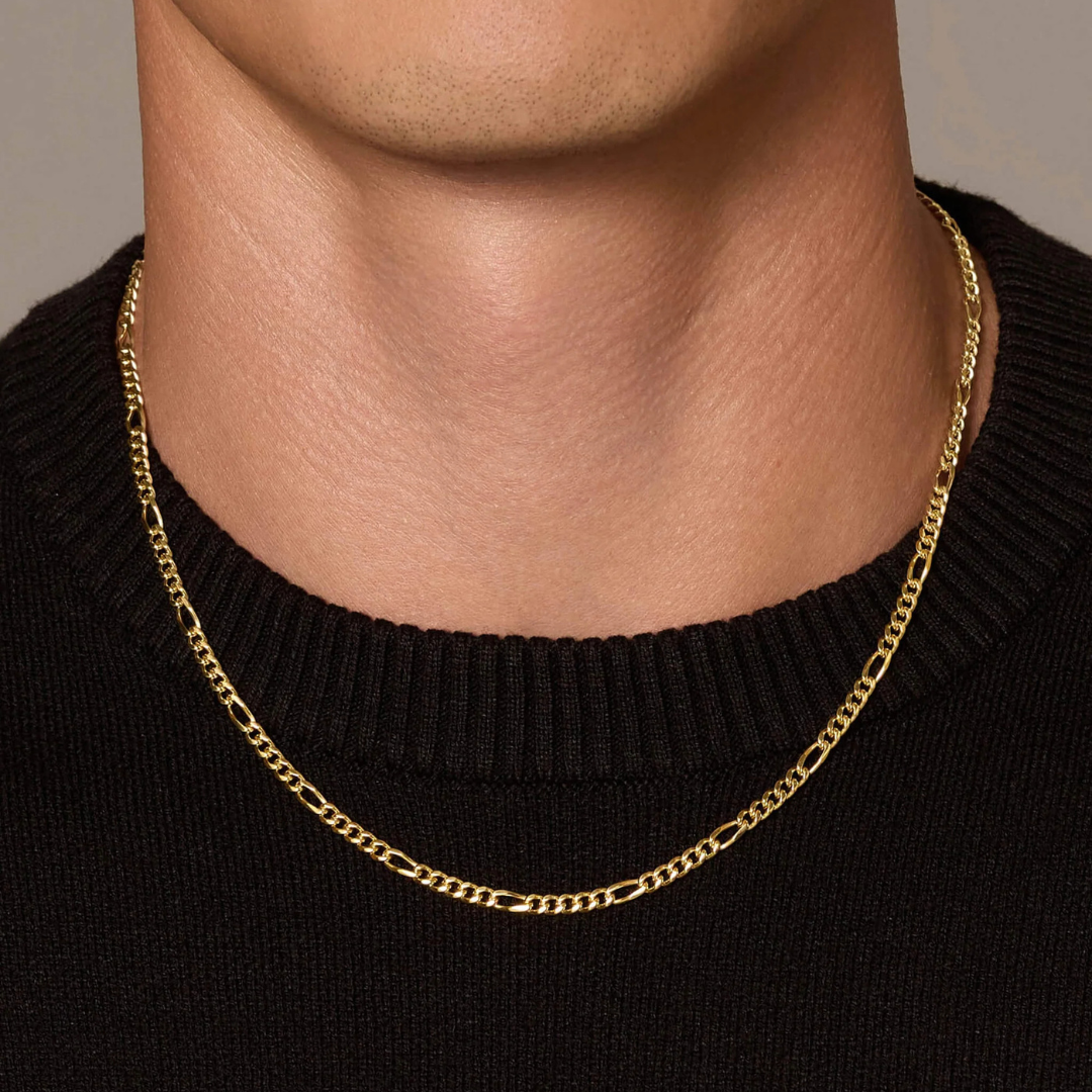 Figaro Chain (Gold) | 3mm