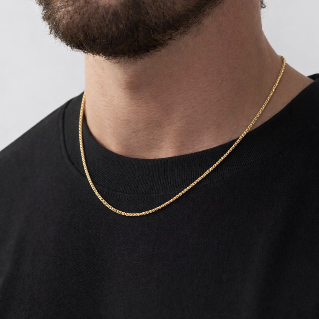 Wheat Chain (Gold) | 2mm