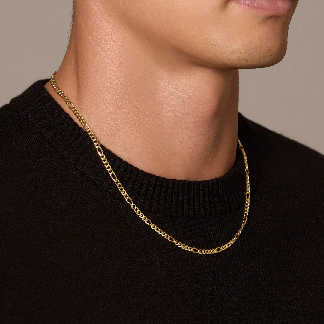 Figaro Chain (Gold) | 3mm