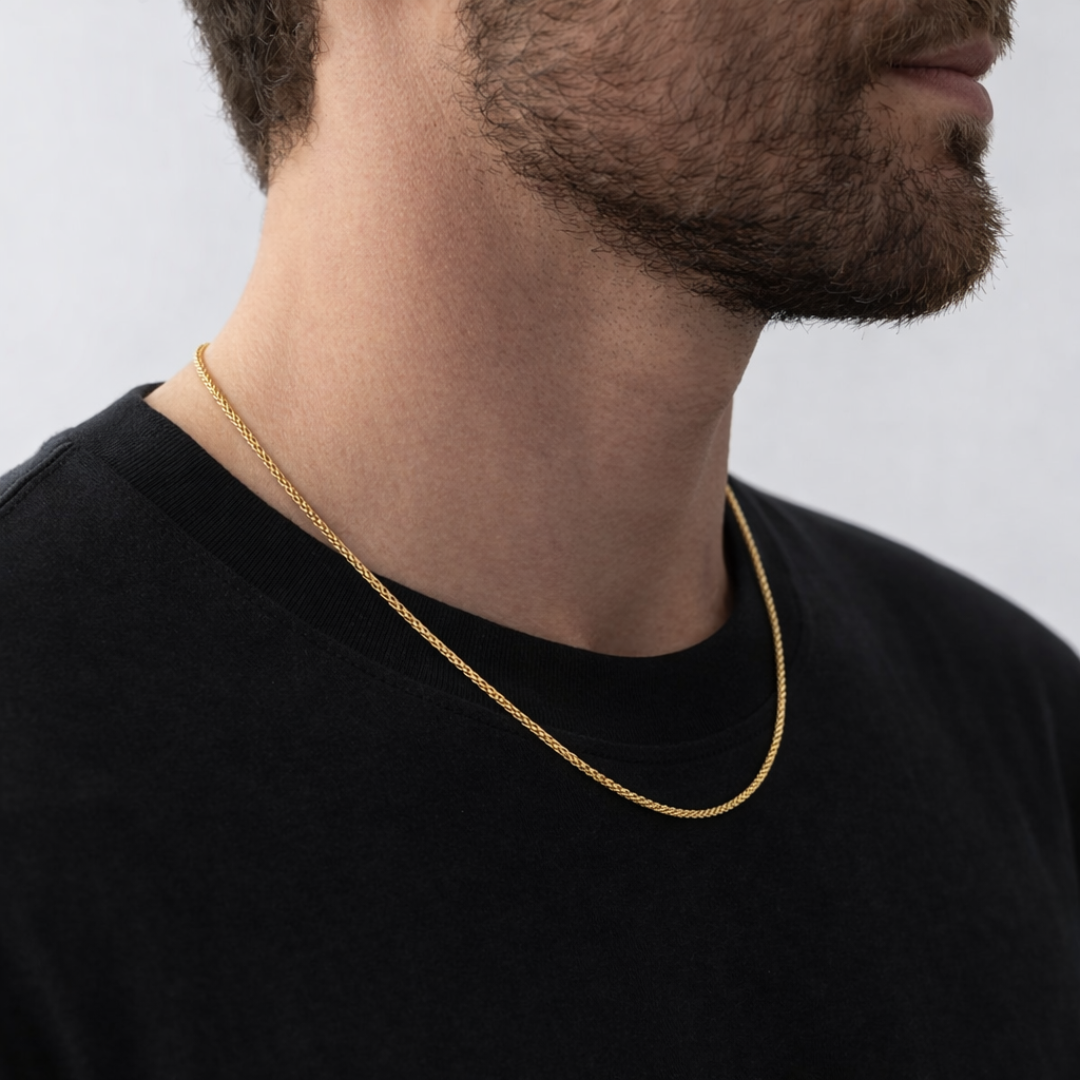 Wheat Chain (Gold) | 2mm